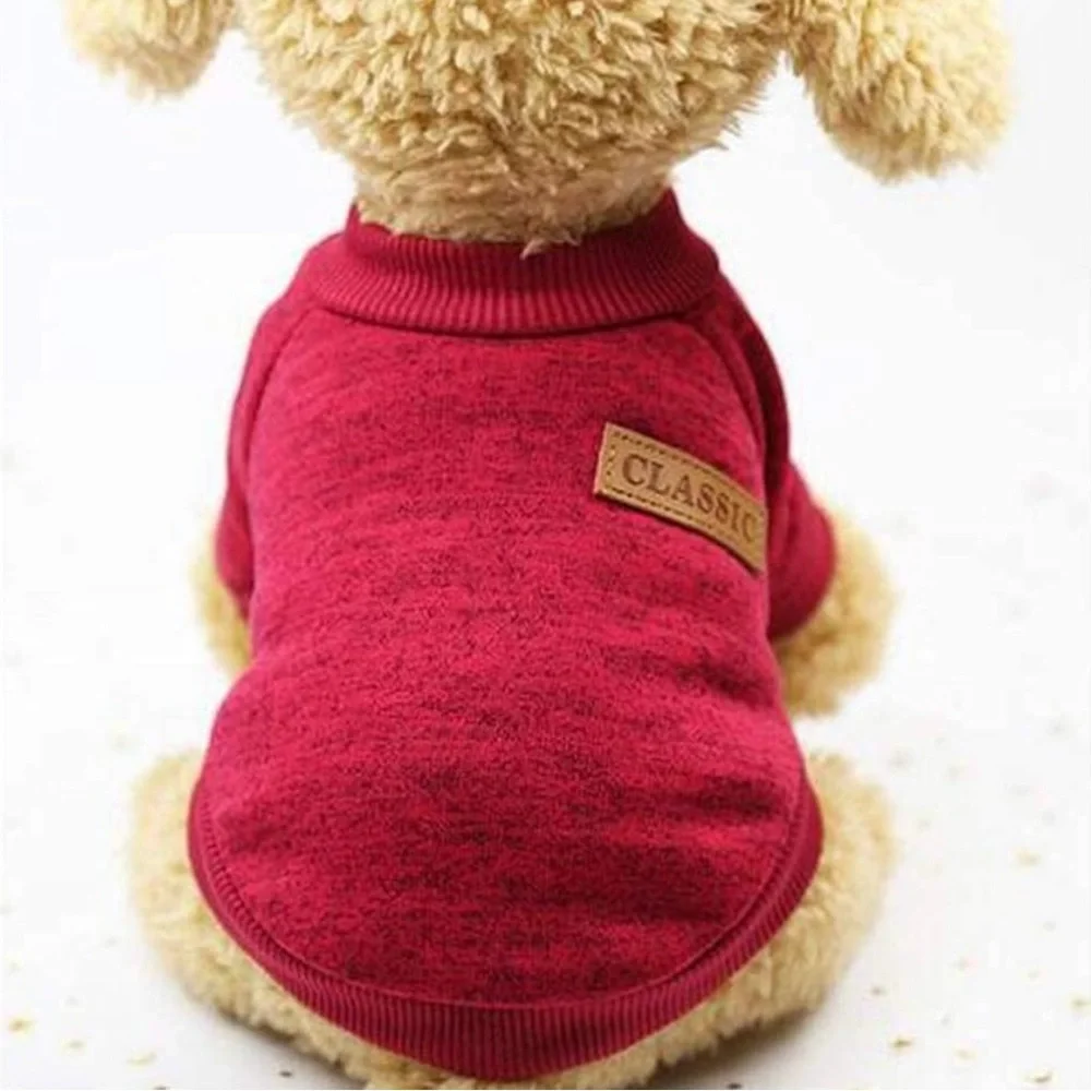 Warm and thick dog and cat sweater, for winter